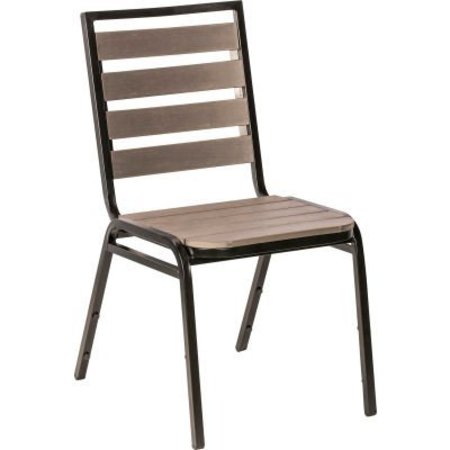 LORELL Lorell® Charcoal Outdoor Chair - Pack of 4 LLR42687